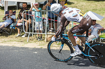 Image showing The Cyclist Mikael Cherel - Tour de France 2015