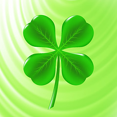 Image showing Green Clover Icon