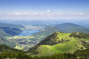 Image showing View from Jaegerkamp Bavaria Alps