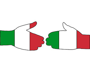 Image showing Italian Handshake