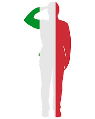 Image showing Italian Salute