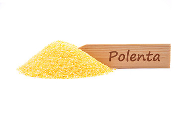 Image showing Polenta at plate