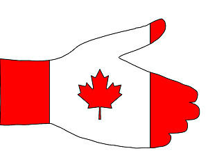 Image showing Canadian handshake