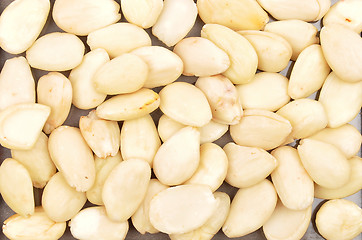 Image showing Blanched almonds