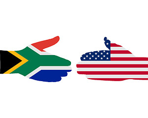 Image showing International handshake