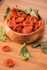 Image showing Dried apricots