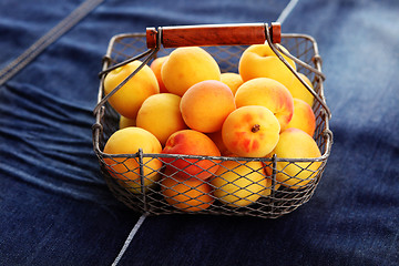 Image showing fresh apricots