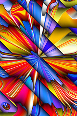 Image showing Abstract 3d background