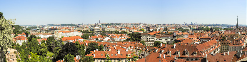 Image showing Panorama of Prague, Czech Republic