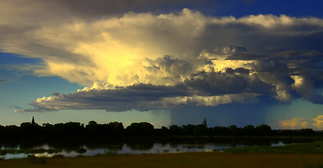 Image showing Heavy rainstorm