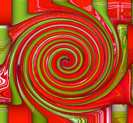 Image showing Abstract 3d background