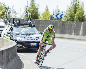 Image showing The Cyclist Alessandro De Marchi - Tour de France 2014