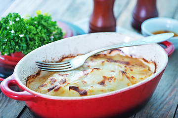 Image showing potato gratin