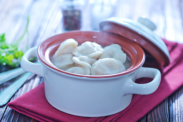 Image showing boiled pelmeni