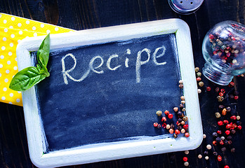 Image showing board for recipe