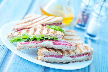 Image showing sandwiches