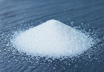 Image showing White sugar crystals
