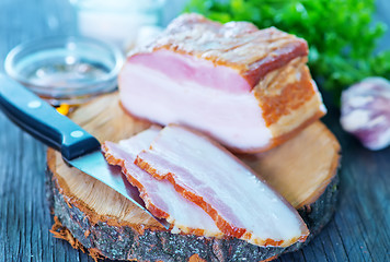 Image showing smoked lard