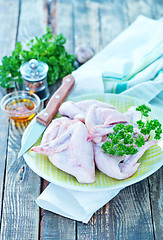 Image showing raw chicken wings