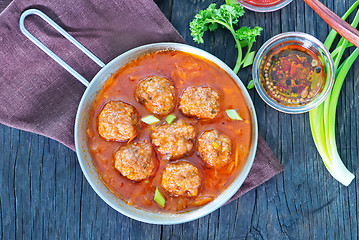 Image showing meat balls
