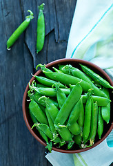 Image showing green peas