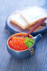 Image showing salmon caviar