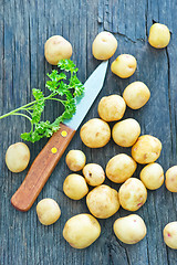 Image showing raw potato