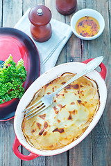 Image showing potato gratin