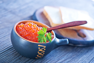 Image showing salmon caviar