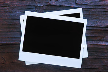 Image showing Blank instant photo frames 