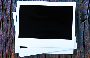 Image showing Blank instant photo frames 