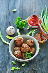 Image showing meat balls