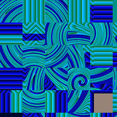 Image showing Abstract 3d background