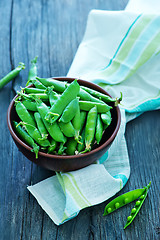 Image showing green peas