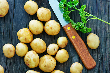 Image showing raw potato