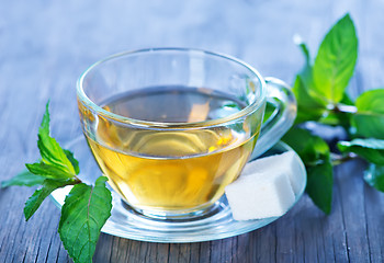 Image showing mint tea