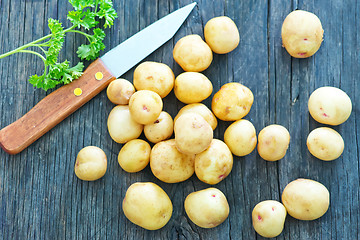 Image showing raw potato