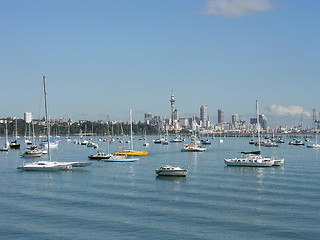 Image showing Auckland skyline