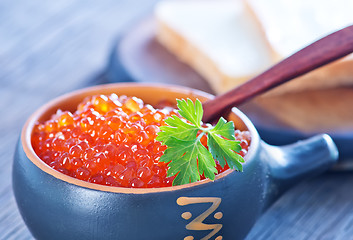 Image showing salmon caviar