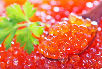 Image showing salmon caviar