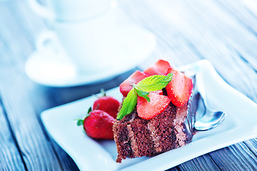 Image showing chocolate cake