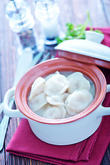 Image showing boiled pelmeni