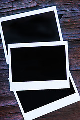 Image showing Blank instant photo frames 