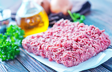 Image showing minced meat