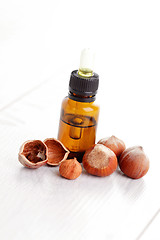 Image showing hazelnut essential oil