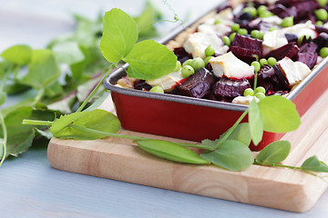 Image showing beetroot tart