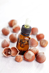 Image showing hazelnut essential oil