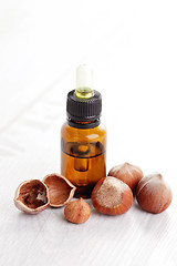 Image showing hazelnut essential oil