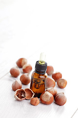 Image showing hazelnut essential oil