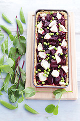 Image showing beetroot tart